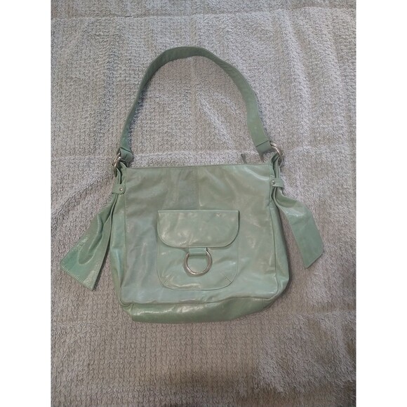 Latico Leather Hobo Green Purse Boho - Picture 1 of 11